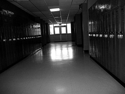 High School Hallway